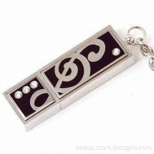 OEM Promotional Jewelry USB Memory Stick, 2 to 32GB Capacity, Various Materials Available